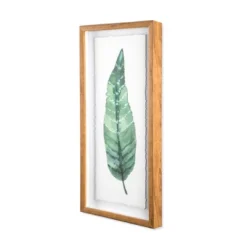 (Set Of 3) 28"x12" Framed Leaves Decorative Wall Art White - Threshold™ -Fradel & Spies GUEST 8176423f 41b8 4092 bb29 d3a72d0feae8