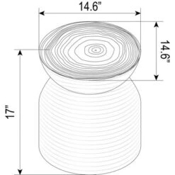 Grantsville Drum Accent Table Black - Threshold™ Designed With Studio McGee -Fradel & Spies GUEST 82f4aac6 8d31 4914 8f5f 47d6585c349c