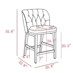 Winfall Tufted Barrel Counter Height Barstool Linen - Threshold™ 11 Winfall Tufted Barrel Counter Height Barstool Linen - Threshold™ -Fradel & Spies GUEST 862591f2 c5d6 4cbd b107 373f25260e5a