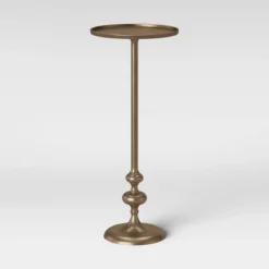 Londonberry Turned Accent Table Brass - Threshold -Fradel & Spies GUEST 9015dc52 48a8 4cd2 9191 c3c1cce8e7c2