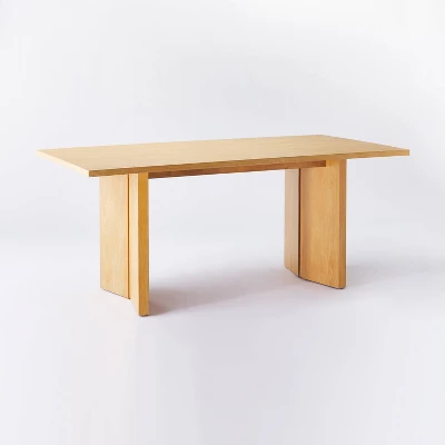Bell Canyon Solid Wood Dining Table Natural - Threshold™ Designed With Studio McGee 2 Bell Canyon Solid Wood Dining Table Natural - Threshold™ Designed With Studio McGee - Image 2
