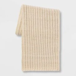 Chunky Knit Reversible Throw Blanket - Threshold™ -Fradel & Spies GUEST 9a3bf7c8 df5d 4452 b280 39163fa74bc4