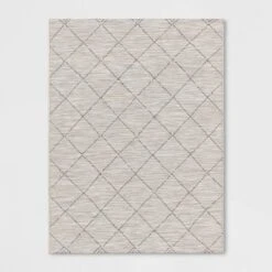 Mira Geometric Diamond Indoor/Outdoor Rug Cream - Threshold™ -Fradel & Spies GUEST 9efef2e1 782b 477d a56d 2f1603a4d887