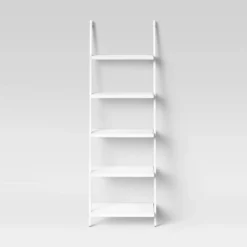72" Loring 5 Shelf Leaning Bookshelf - Threshold™ -Fradel & Spies GUEST a23b32cc a606 41b2 a0b1 43ad83a8d609