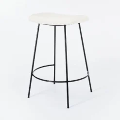 Clarkston Metal Counter Height Barstool With Upholstered Seat - Threshold™ Designed With Studio McGee -Fradel & Spies GUEST a86feba4 4168 43e4 b718 43ae445afc85
