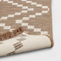 Check Diamonds Outdoor Rug Tan - Threshold™ -Fradel & Spies GUEST ac22a0ad a4e9 4c4c b89d 14ae4c1012fb