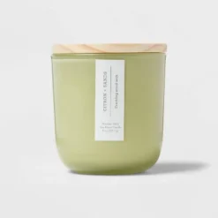 Citron And Sands Candle Green - Threshold™ -Fradel & Spies GUEST ac29f15a 74a7 4509 9e2b 431f209854df