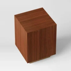 Wood And Metal Plinth Accent Table - Threshold™ -Fradel & Spies GUEST b0aa5303 be68 469f af51 3993844f9d1c