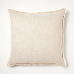 Oversized Reversible Linen Square Throw Pillow With Frayed Edges - Threshold™ Designed With Studio McGee -Fradel & Spies GUEST b24eae29 d0b8 4a56 a4ef 09c04c3955b4