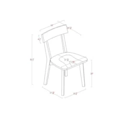 Set Of 2 Bombelli Modern Dining Chair Black - Threshold™ -Fradel & Spies GUEST b4d023ff 4934 4313 b7a2 f6a4907943a5