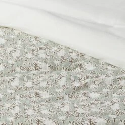 8pc Printed Floral With Border 8pc Comforter Set Green - Threshold™ -Fradel & Spies GUEST b4f662cd 1e05 4b0c bb8c 89aab6a90c31