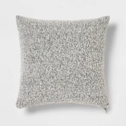 Woven Boucle Square Throw Pillow With Exposed Zipper - Threshold™ -Fradel & Spies GUEST b5159cea 2491 4bb4 a2aa af026918a681