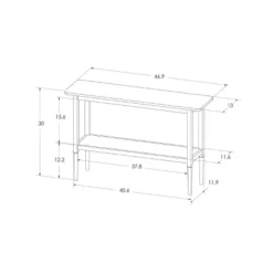 Gretna Narrow Console Table Natural - Threshold™ -Fradel & Spies GUEST b7d8608f 12ef 4698 94da 334982ec016f