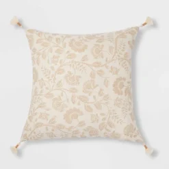 Jacobean Square Throw Pillow - Threshold™ -Fradel & Spies GUEST bcd4d061 ca23 4438 9d57 0632e6f84eb6