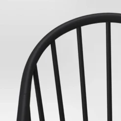 2pk Adwolf Rounded Spindle Dining Chairs Black - Threshold™ -Fradel & Spies GUEST c0ed9917 330f 4c44 bfbb d2cd62e4e939