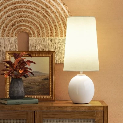 Marble Table Lamp Off-White - Threshold™ 2 Marble Table Lamp Off-White - Threshold™ - Image 2