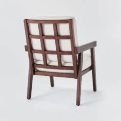 Grantsville Wood Frame Accent Chair With Grid Back - Threshold™ Designed With Studio McGee 8 Grantsville Wood Frame Accent Chair With Grid Back - Threshold™ Designed With Studio McGee -Fradel & Spies GUEST c413361e a903 45e3 9f19 7ac166bd22f3