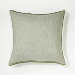 Oversized Reversible Linen Square Throw Pillow With Frayed Edges - Threshold™ Designed With Studio McGee -Fradel & Spies GUEST c59c1768 fd6d 4d82 b66e 9c30a01bb949