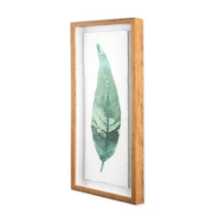 (Set Of 3) 28"x12" Framed Leaves Decorative Wall Art White - Threshold™ -Fradel & Spies GUEST c5e9b8e6 0d03 4546 a2ff 5780b3b021fd