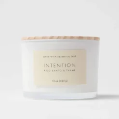 Wood Lidded Glass Wellness Intention Candle - Threshold™ -Fradel & Spies GUEST c8285841 1ce9 444c a0d7 211c2f80f44f