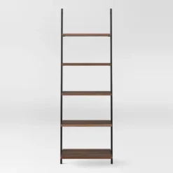 72" Loring 5 Shelf Leaning Bookshelf - Threshold™ -Fradel & Spies GUEST ca4a252c 9447 4c0f 8281 32c20ac3b8d2