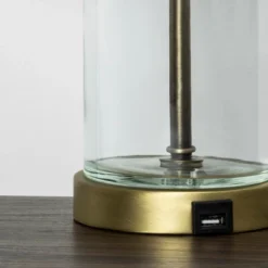 Fillable Accent With USB Table Lamp Brass - Threshold -Fradel & Spies GUEST cde816b4 4d22 45b7 aad0 2e1664c1a18c
