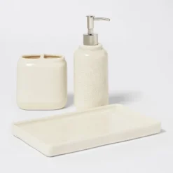 Vanity Tray Crackle Cream - Threshold™ -Fradel & Spies GUEST d11a6386 86e7 4beb 8801 a5197434e823