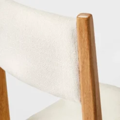 2pk Yalecrest Upholstered Seat And Back With Wood Frame Counter Height Barstools Cream/Natural - Threshold™ Designed With Studio McGee -Fradel & Spies GUEST d3ac8616 b552 4a5e 8b03 5c1856685f97