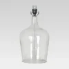 Artisan Glass Jug Large Lamp Base Clear - Threshold