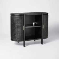 Portola Hills Caned Door Console With Shelves - Threshold™ Designed With Studio McGee -Fradel & Spies GUEST d8a3124a 3a6a 4b28 8cc4 73d0035a42d8