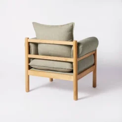 Arbon Wood Dowel Accent Chair With Cushion Arms - Threshold™ Designed With Studio McGee 8 Arbon Wood Dowel Accent Chair With Cushion Arms - Threshold™ Designed With Studio McGee -Fradel & Spies GUEST d9150c7b aece 4f3c 8d87 90a428d31cc5