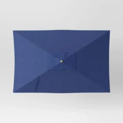 10'x6' Rectangular Market Patio Umbrella - Light Wood Pole - Threshold™ -Fradel & Spies GUEST da953ab7 3018 4b76 8764 bfa251530b2a