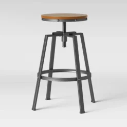 Lewiston Adjustable Swivel Barstool - Threshold -Fradel & Spies GUEST df723cda 86b6 4e6b b5c9 27ac49310540