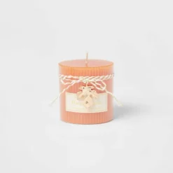 Ribbed Pillar Pumpkin Spice Candle - Threshold™ -Fradel & Spies GUEST e467f067 2ab8 486b 8756 c7488700fa1b
