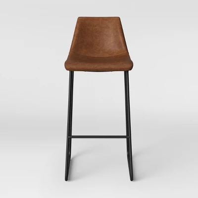 Bowden Faux Leather Barstool - Threshold™ 6 Bowden Faux Leather Barstool - Threshold™ - Image 6
