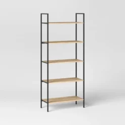 72" Loring 5 Shelf Ladder Bookshelf - Threshold™ -Fradel & Spies GUEST ec9ce6fa 44de 4edb 9692 a600a9525ac2
