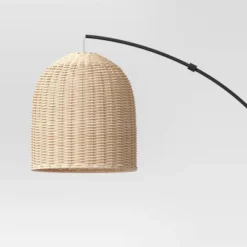 Addison Arc Floor Lamp With Natural Rattan Shade - Threshold™ -Fradel & Spies GUEST f0a65e9b 915e 44cf b86d b7a12da8e8a2