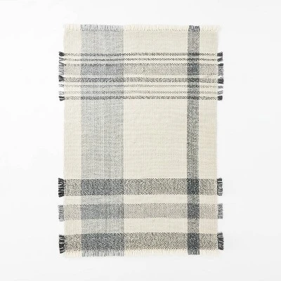 Laurelhurst Indoor/Outdoor Plaid Rug Black/White - Threshold™ Designed With Studio McGee 8 Laurelhurst Indoor/Outdoor Plaid Rug Black/White - Threshold™ Designed With Studio McGee - Image 8