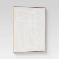 (Set Of 2) 24" X 30" Line Drawing Wall Canvases Gray/White - Threshold™ -Fradel & Spies GUEST f4700fef 07ff 477f b4f6 94f1f5ce7ae7