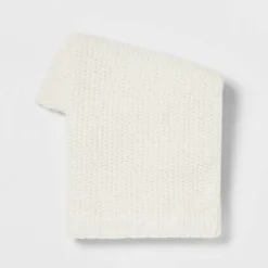 Solid Chenille Knit Throw Blanket - Threshold™ -Fradel & Spies GUEST f589fb0f a2a5 4555 a801 95c826409542