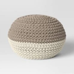 Cloverly Chunky Knit Pouf - Threshold 23 Cloverly Chunky Knit Pouf - Threshold -Fradel & Spies GUEST fb49b17f db39 4956 a41c 9ae43383d562