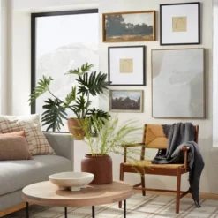 (Set Of 2) 18" X 18" Vases Framed Under Glass - Threshold™ Designed With Studio McGee